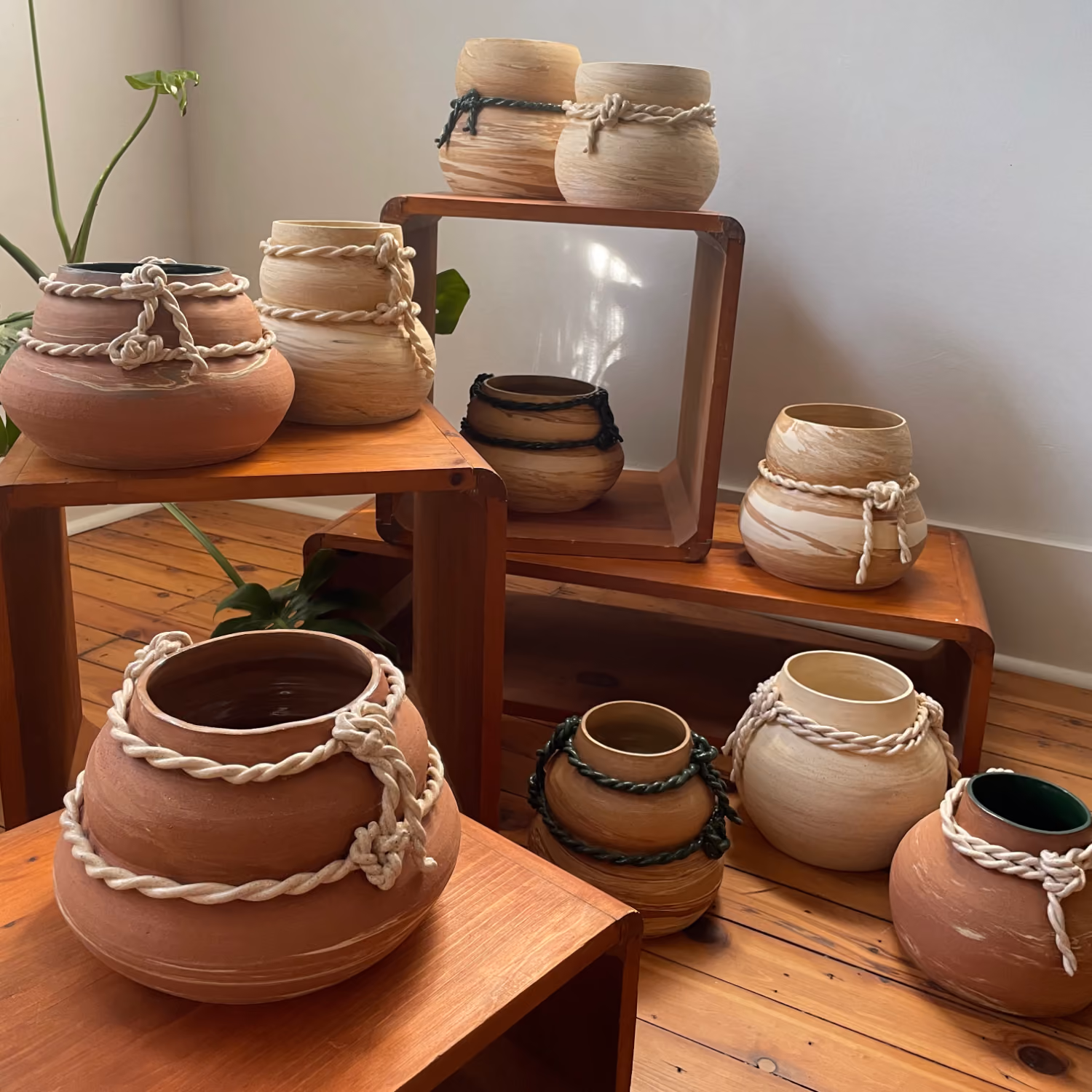 Rope Vases